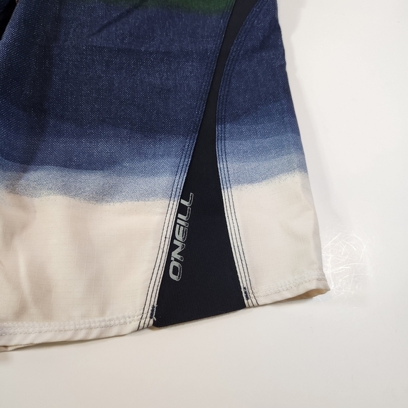 O'NEILL Super Freak Mens 31 Board Shorts Swim Trunks Unlined Pockets Surf - Picture 2 of 10